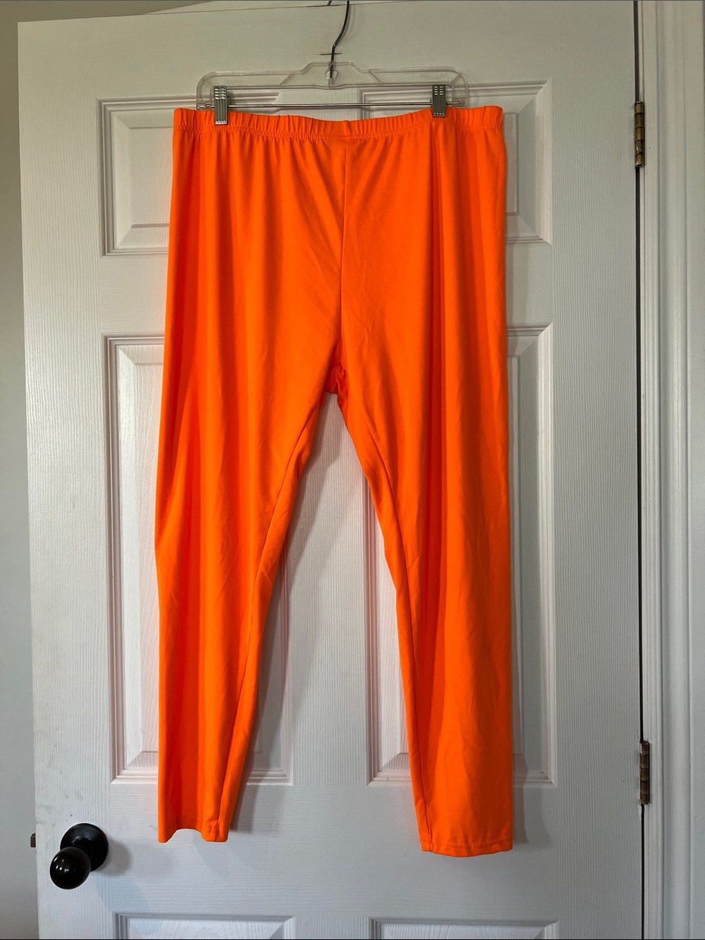 Women’s Neon Orange Active Leggings - High-Visibility Stretch